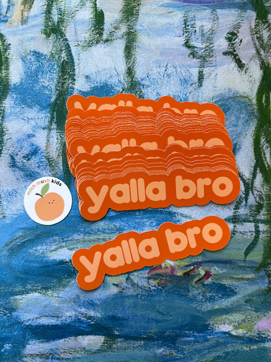 Yalla Bro Sticker