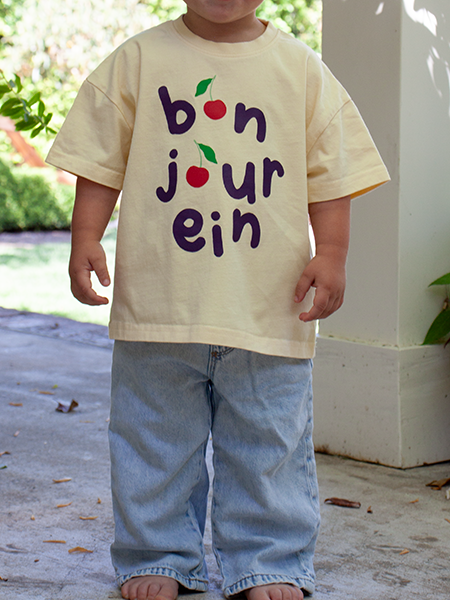 Bonjourein (Two Good Mornings) Kids Tee