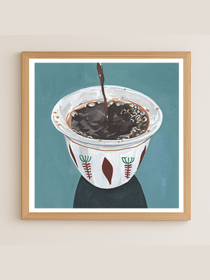 Finjan Ahwe (Coffee Cup) Art Print