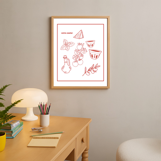 Extra Zaatar Art Print