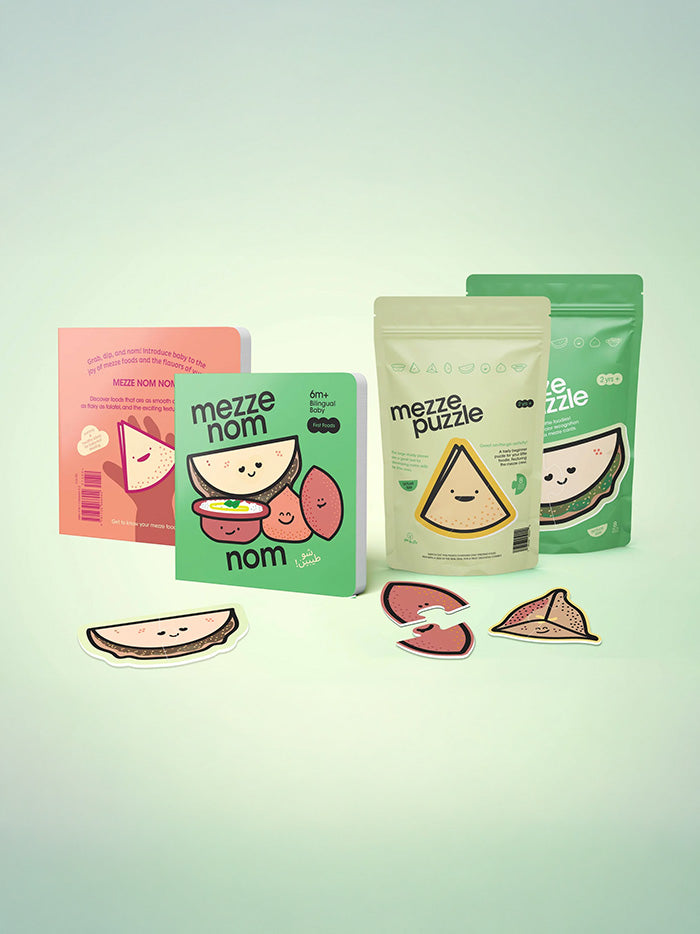 Arabic Mezze Food Puzzle for Toddlers